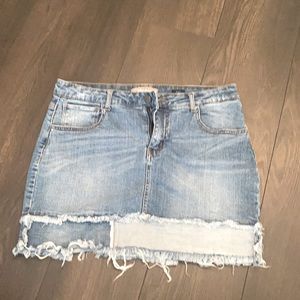 Blue Jean Skirt - Large